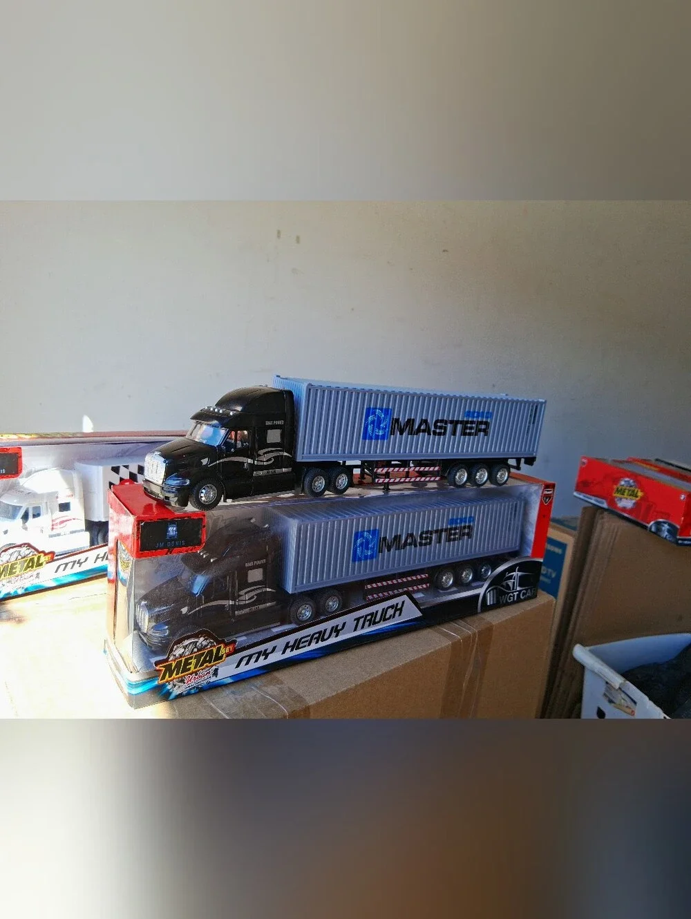 PACKAGE OF 3 PETERBILT SEMI TRUCKS